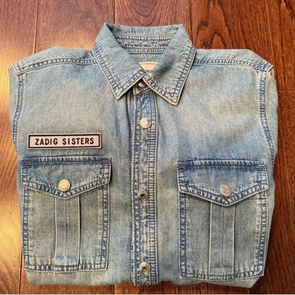 Zadig & Voltaire Long sleeve Denim Button Down Shirt